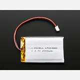 Lithium Ion Battery - 3.7v 2000mAh - Image 2