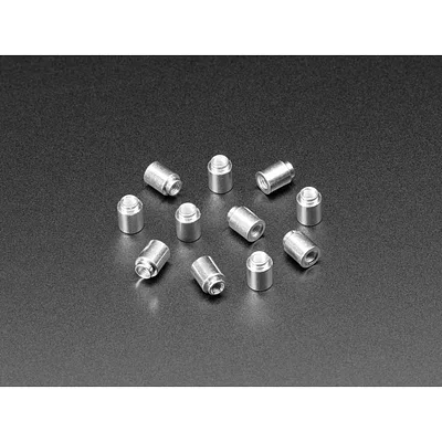 SMT / Solderable Standoff Nuts - M3 x 6mm - 10 pack