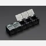 Antistatic Modular Snap Boxes - SMD component storage - 5 pack [Antistatic] - Image 1