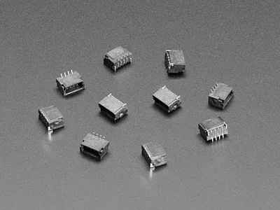 JST SH 4-pin Vertical Connector (10-pack)