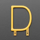 Alphabet LED Filament - Warm White Letter "D" - Image 2