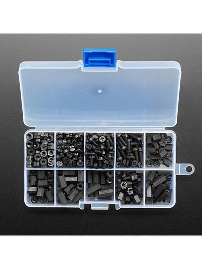 Black Nylon Screw and Stand-off Set – M3 Thread