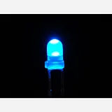 Diffused Blue 3mm LED (25 pack) - Image 1