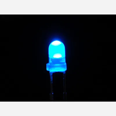Diffused Blue 3mm LED (25 pack)