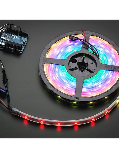 Adafruit NeoPixel Digital RGB LED Strip - Black 30 LED [BLACK] 1 meter