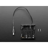 4 x AA Battery Holder with 2.1mm Plug - Image 4