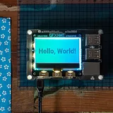 GFX HAT - 128x64 LCD Display with RGB Backlight and Touch Buttons - Image 1
