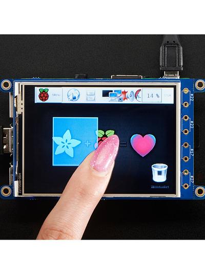 PiTFT Plus 320x240 3.2 TFT + Resistive Touchscreen