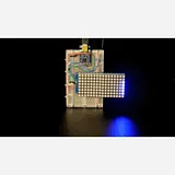 16x8 1.2 LED Matrix + Backpack - Ultra Bright Square Blue LEDs - Image 4