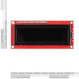 SparkFun Basic 16x2 Character LCD - White on Black, 5V (with Headers) - Image 2