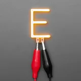 Alphabet LED Filament - Warm White Letter "E" - Image 1