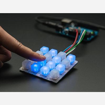 Adafruit Trellis Monochrome Driver PCB for 4x4 Keypad  3mm LEDs