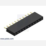 0.100 (2.54 mm) Female Header: 1x11-Pin, Straight - Image 2