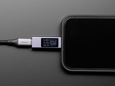 Mini OLED USB C Power Analyzer