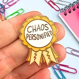 Chaos Personified Award Lapel Pin - Image 1