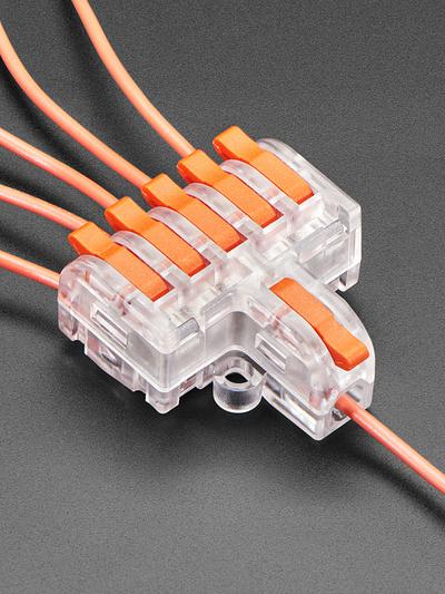 Snap Action 1-to-5 Wiring Block Connector
