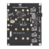 Raspberry Pi 5 PCIe to Quad M.2 NVMe Adapter Board with Power Support - Image 3