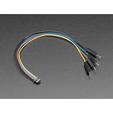 JST SH 4-Pin to Premium Male Headers Cable - Qwiic Compatible - 150mm Long - Image 1