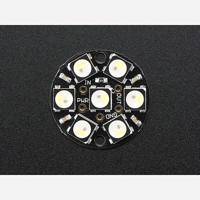 NeoPixel Jewel - 7 x 5050 RGBW LED w/ Integrated Drivers - Cool White - ~6000K