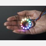 NeoPixel Ring - 12 x 5050 RGBW LEDs w/ Integrated Drivers - Natural White - ~4500K - Image 2