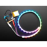 Adafruit NeoPixel LED Strip w/ Alligator Clips - 60 LED/m - 0.5 Meter Long - Black Flex - Image 1