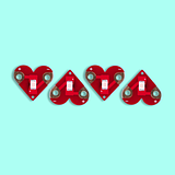 Teknikio Components - Heart LED Lights (4 Pack) - Image 2