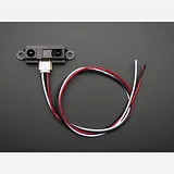 IR distance sensor includes cable (10cm-80cm) [GP2Y0A21YK0F] - Image 1