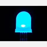 Diffused RGB (tri-color) 10mm LED (10 pack) [Common Anode] - Image 3