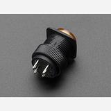 16mm Illuminated Pushbutton - Yellow Momentary - Image 3