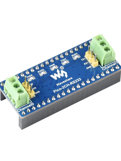 2-Channel RS232 Module for Raspberry Pi Pico, SP3232EEN Transceiver, UART To RS232