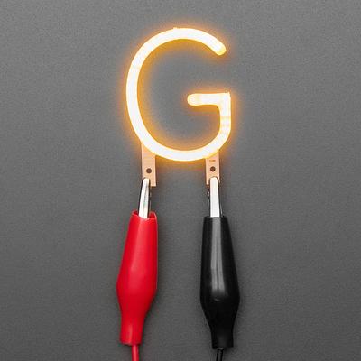 Alphabet LED Filament - Warm White Letter "G"