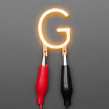 Alphabet LED Filament - Warm White Letter "G" - Image 1
