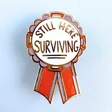 Still Here Surviving Award Lapel Pin - Image 1