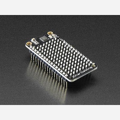 Adafruit 15x7 CharliePlex LED Matrix Display FeatherWing - Blue