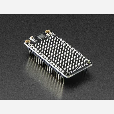 Adafruit 15x7 CharliePlex LED Matrix Display FeatherWing - Blue
