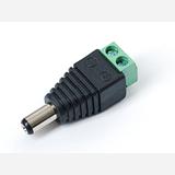Male DC Power adapter - 2.1mm plug to screw terminal block - Image 1