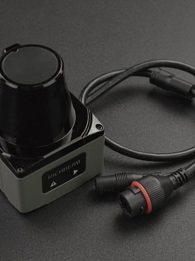 LakiBeam 1S - 270 Degree Industrial-grade Single-line 2D ToF LiDAR (15m, 12V, Ethernet UDP, IP65)