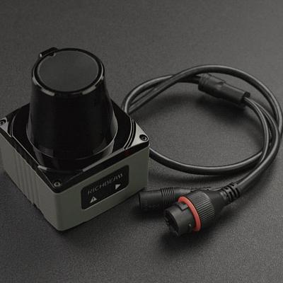 LakiBeam 1S - 270 Degree Industrial-grade Single-line 2D ToF LiDAR (15m, 12V, Ethernet UDP, IP65)