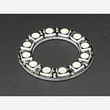 NeoPixel Ring - 12 x 5050 RGBW LEDs w/ Integrated Drivers - Natural White - ~4500K - Image 3