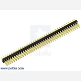 0.100 (2.54 mm) Breakaway Male Header: 2x40-Pin, Straight - Image 2