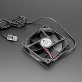 5V Square USB Fan - 9 cm - Image 1