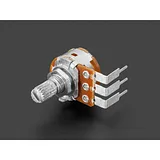 Panel Mount Right Angle 10K Linear Potentiometer w/On-Off Switch [10K Linear w/ Switch] - Image 1