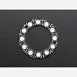 NeoPixel Ring - 12 x 5050 RGBW LEDs w/ Integrated Drivers - Natural White - ~4500K - Image 4