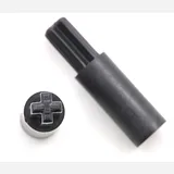 3mm Hexagonal Shaft Adapter for LEGO Wheels (Pair) - Image 3
