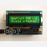 RGB LCD Shield Kit w/ 16x2 Character Display - Only 2 pins used! [NEGATIVE DISPLAY] - Image 3