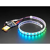 Adafruit NeoPixel LED Strip w/ Alligator Clips - 60 LED/m - 0.5 Meter Long - Black Flex - Image 4
