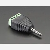 3.5mm (1/8) 4-Pole (TRRS) Audio Plug Terminal Block - Image 2