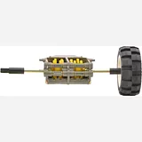 3mm Hexagonal Shaft Adapter for LEGO Wheels (Pair) - Image 4
