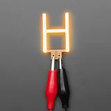 Alphabet LED Filament - Warm White Letter "H" - Image 1