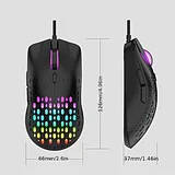 G701 Wired RGB Illuminated Gaming Mouse - Image 4